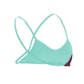Jowe Women's Bikini Top - Cabernet / Fresh Blue-Bikini-Jowe-SwimPath