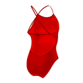 Jowe Women's Tie-Back Swimsuit - Red Pepper-Swimsuit-Jowe-SwimPath