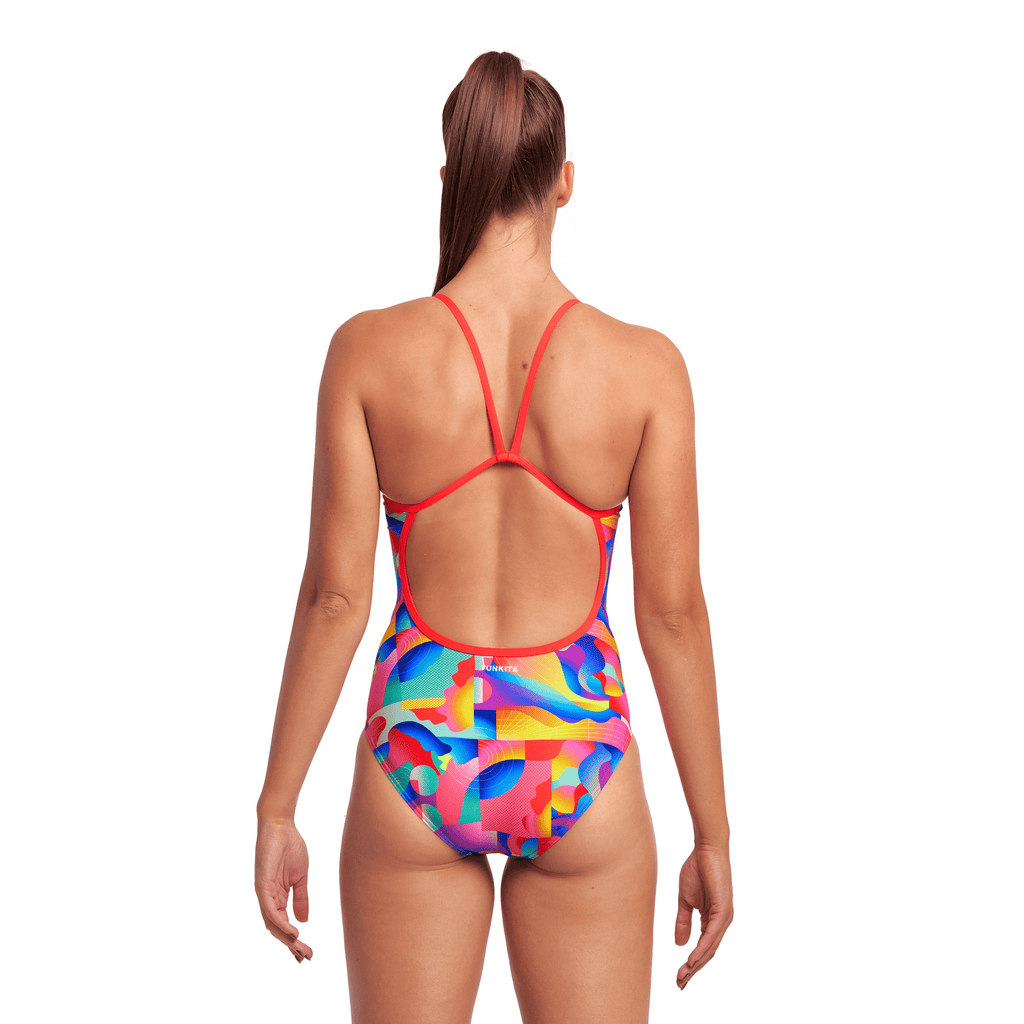 Funkita Radar Rage Ladies Single Strap One Piece Swimsuit SwimPath