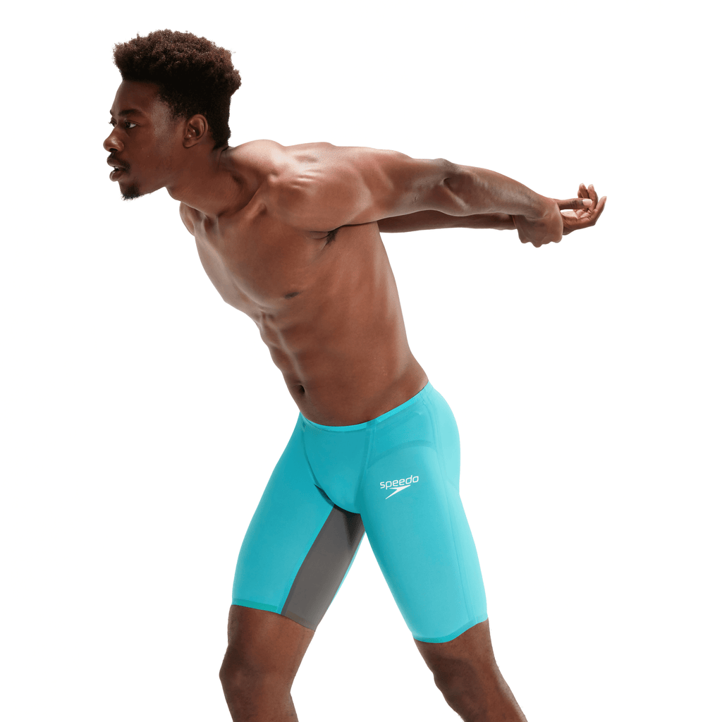 Speedo LZR Pure Valor Mens Jammer Green Grey