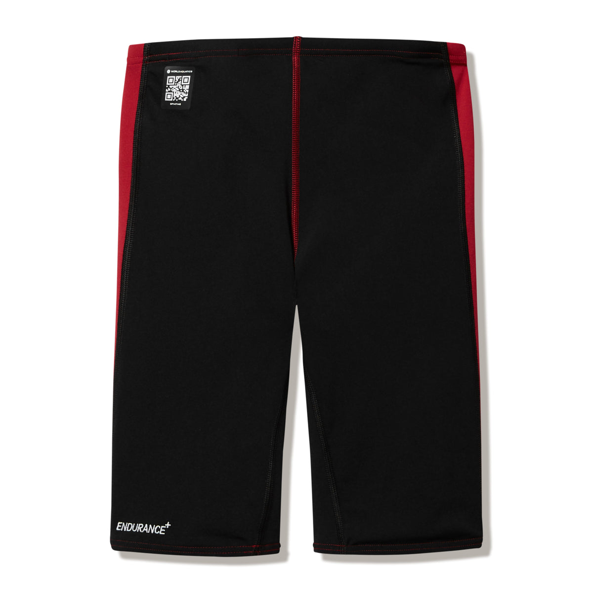 Speedo Boys Fastskin Junior Endurance+ Max High Waisted Jammer - Black/Red