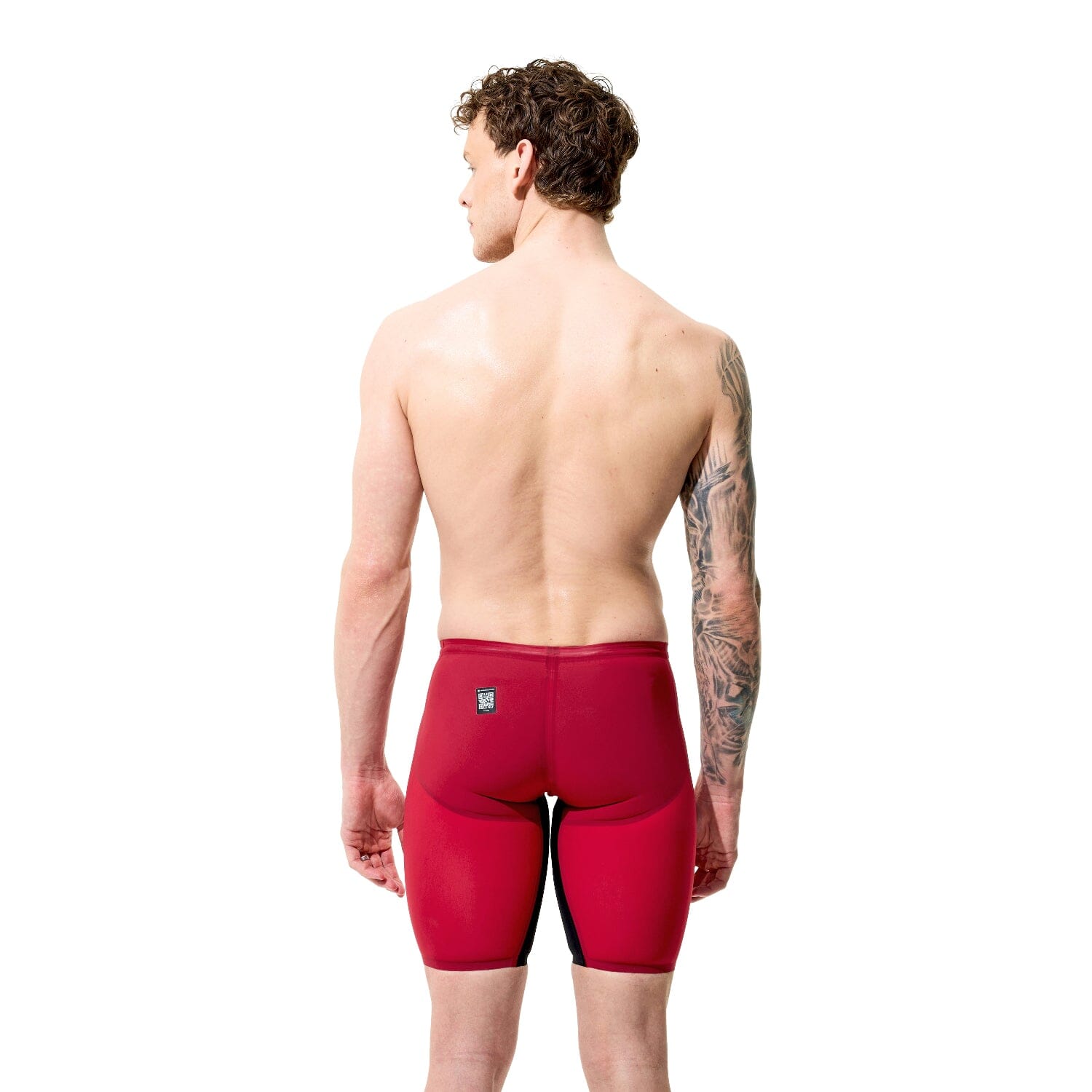 Speedo Fastskin LZR Pure Valor 2.0 Mens Jammers - Regal Red/Black-Jammers-Speedo-SwimPath