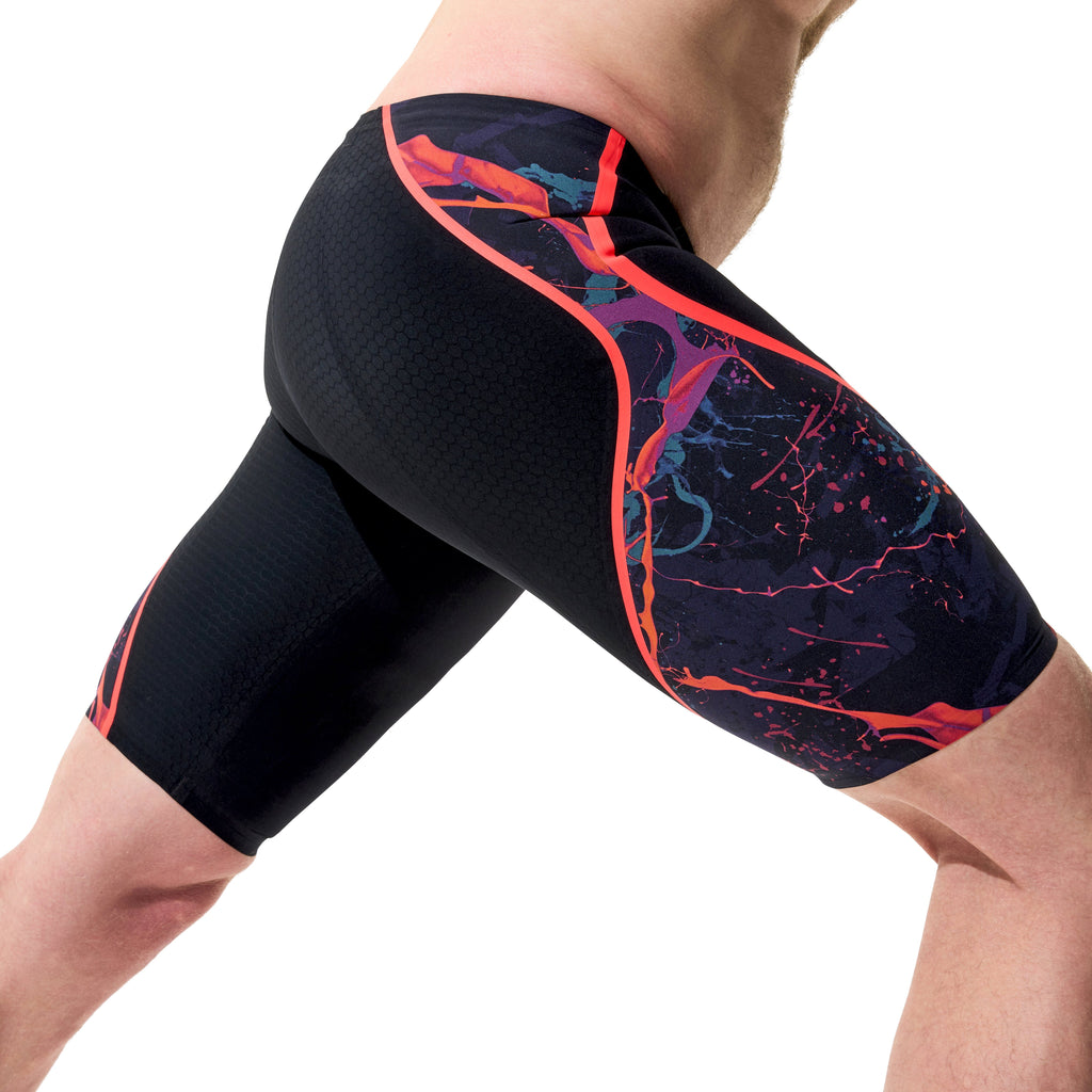 Speedo Fastskin LZR Pure Intent 2.0 Men's Jammers - Black/Multi-Jammers-Speedo-SwimPath