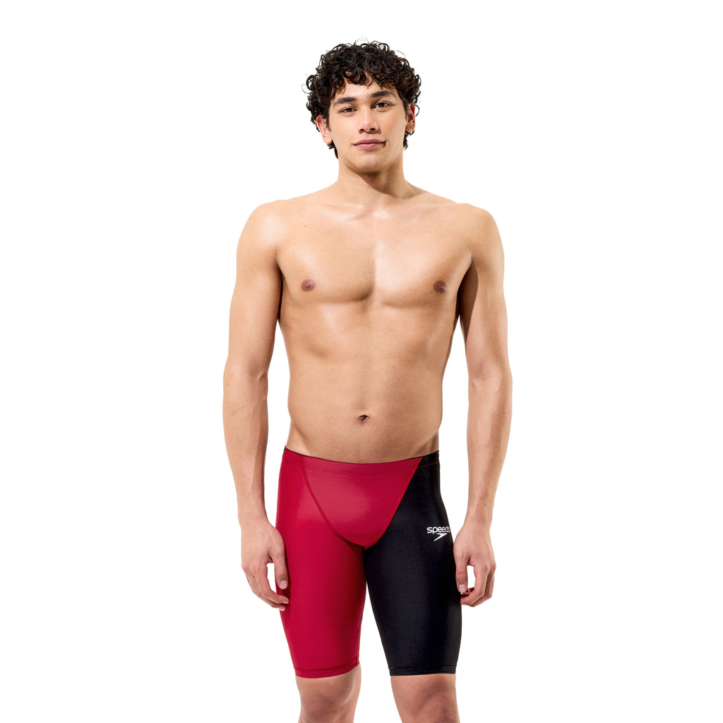 Speedo Mens Fastskin HyperPro Jammers - Black/Regal Red-Jammers-Speedo-SwimPath