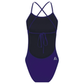AMANZI Women's Tie-Back Swimsuit - Blueberry-Swimsuit-Amanzi-SwimPath