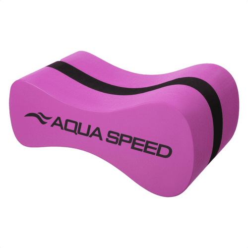 Aqua Speed Adult Pull Buoy WAVE - Pink/Black-Pull Buoy-Aqua Speed-SwimPath