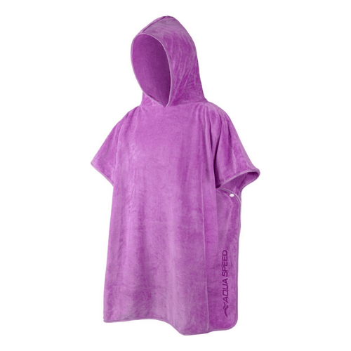 Aquaspeed Kids Poncho Medium - Purple-Clothing-Aqua Speed-SwimPath