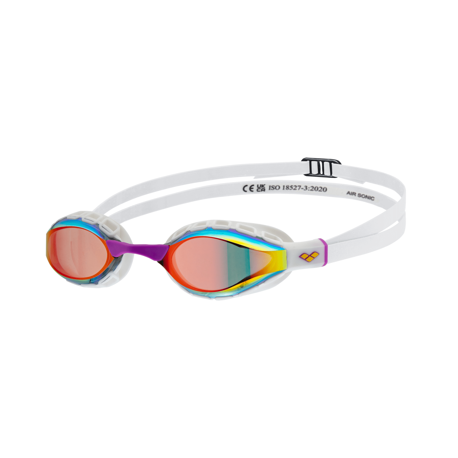 Arena Air Sonic Mirror Goggles - Gold/White-Goggles-Arena-SwimPath