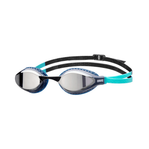 Arena Airspeed Mirror Goggles - Silver/Navy/Water-Goggles-Arena-SwimPath