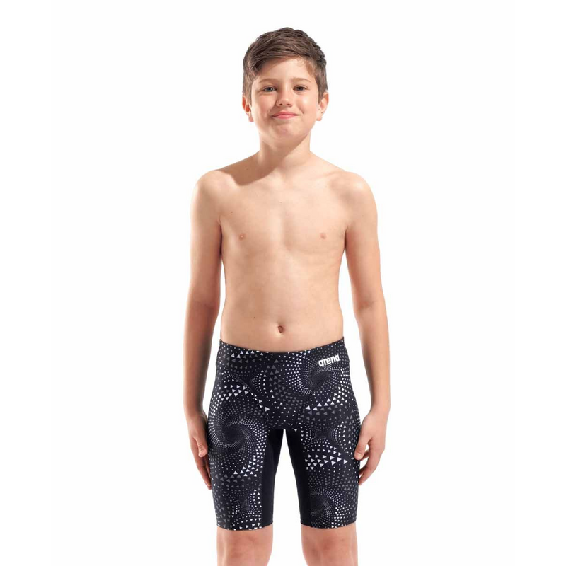 Arena Boys Fireflow Swim Jammer - Black/Team Black-Training Jammers-Arena-SwimPath