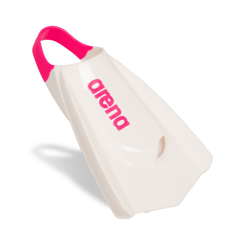 Arena Powerfin Pro II Fins - White/Shocking Pink-Fins-Arena-SwimPath