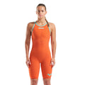 Arena Powerskin Carbon Air² Limited Edition Openback Kneesuit - Sunset Coral-Kneeskin-Arena-SwimPath