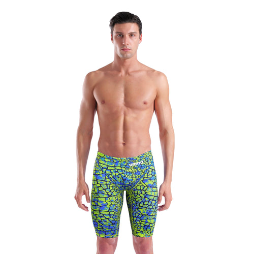 Arena Powerskin ST NEXT Mens Jammer Limited Edition - Snake Green-Jammers-Arena-SwimPath