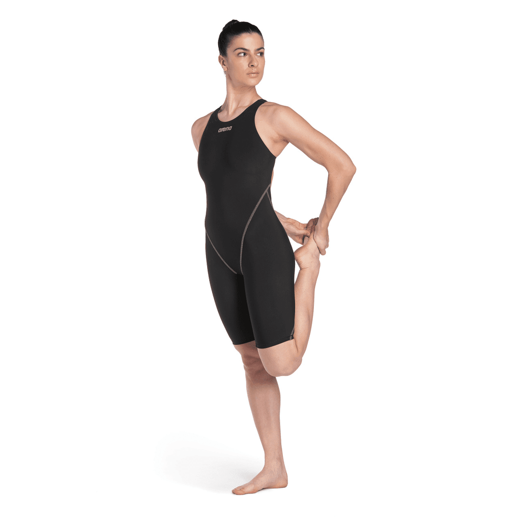 Arena Powerskin ST NEXT Womens Open Back Kneeskin - Black-Kneeskin-Arena-SwimPath