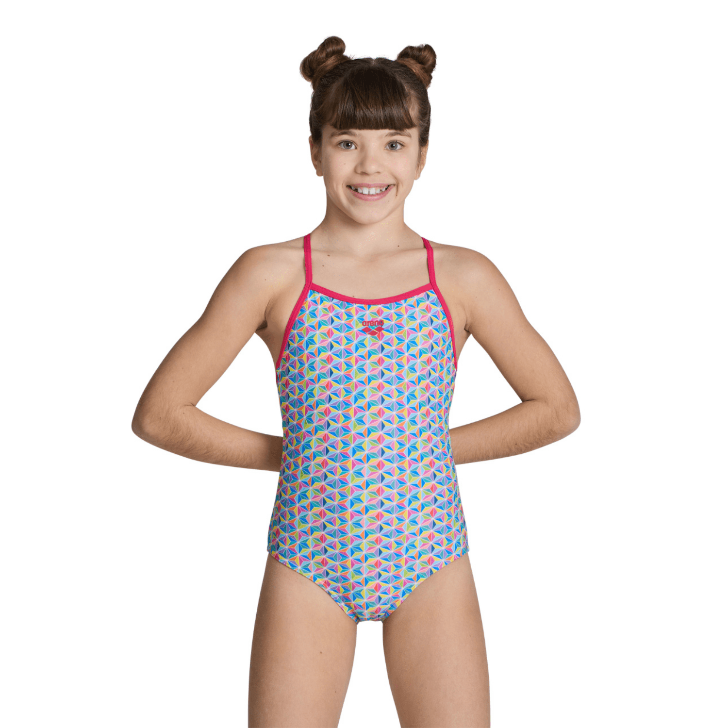 Arena Starfish Girl's Swimsuit - Freak Rose/Multi-Swimsuit-Arena-SwimPath