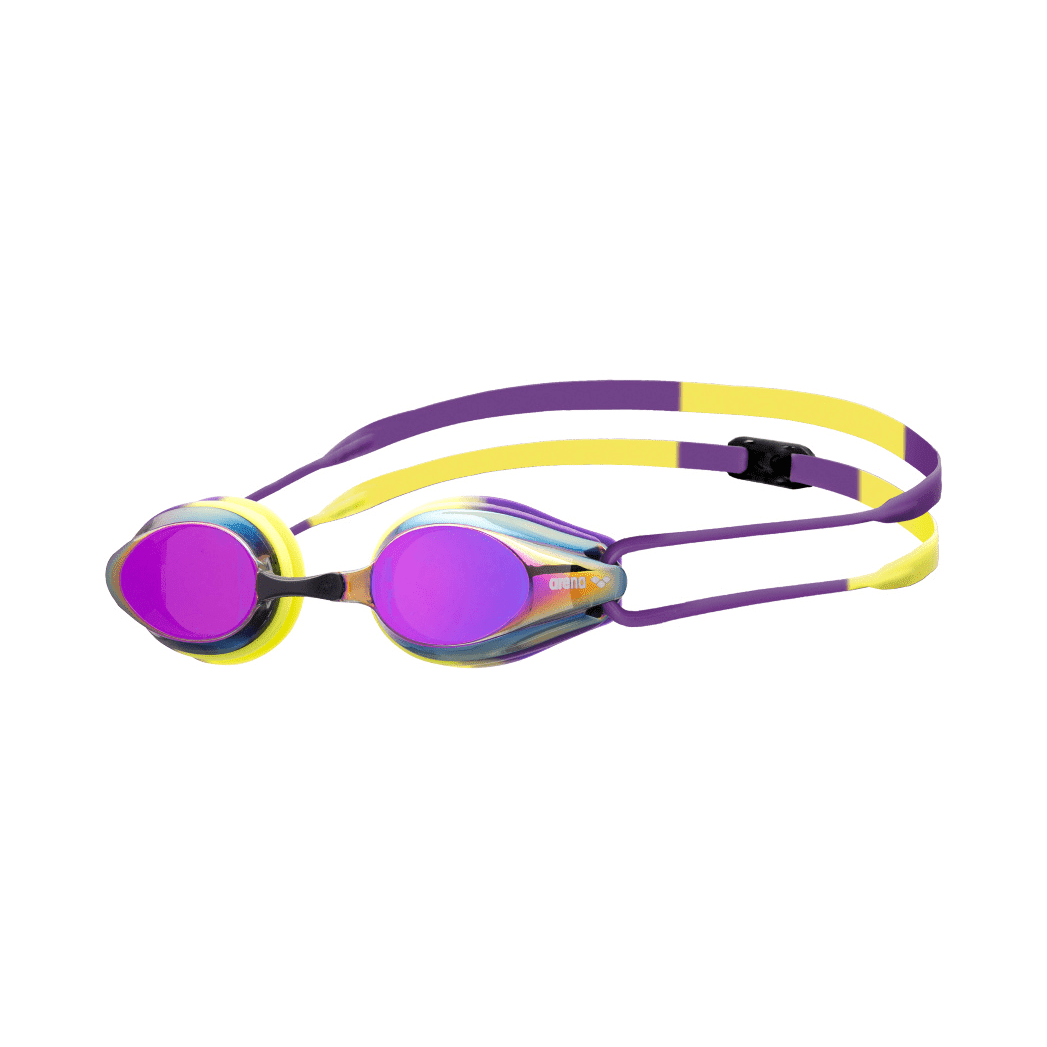 Arena Tracks Mirror Goggles - Violet/Plum/Lime – SwimPath