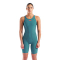 Arena Womens Powerskin Impulso Openback Jade Aura Limited Edition Kneesuit - Biscay Bay/Cherry-Kneeskin-Arena-SwimPath
