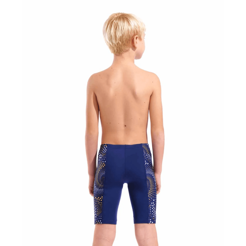 Arena Boys Fireflow Swim Jammer - Navy/Yellow-Training Jammers-Arena-SwimPath