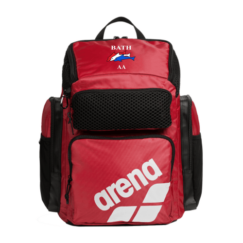 Bath Dolphin Swimming Club Team Backpack - Red-Team Kit-Bath Dolphin-SwimPath