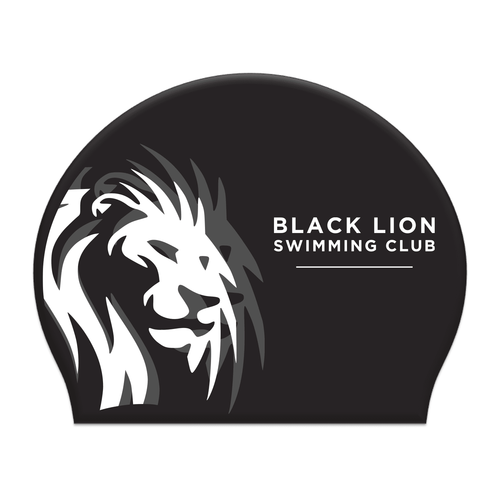 Black Lion Swimming Club Dome Racing Bullet Swimming Cap-Team Kit-Black Lion-SwimPath