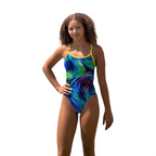 Jowe Bliss Tie-Back Swimsuit - Yellow Strap-Swimsuit-Jowe-SwimPath