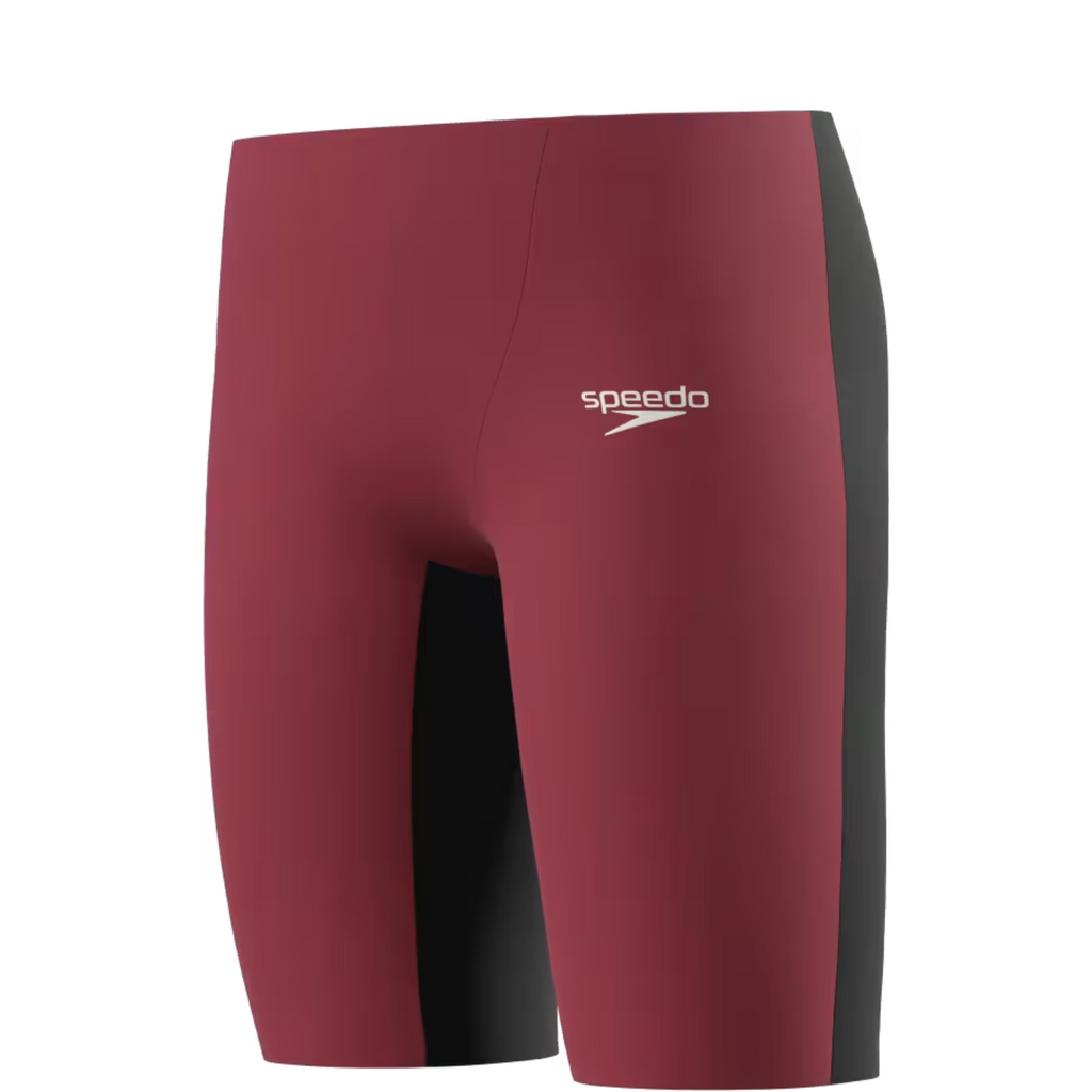 Speedo Boys Fastskin Junior Endurance+ Max High Waisted Jammer - Black/Red
