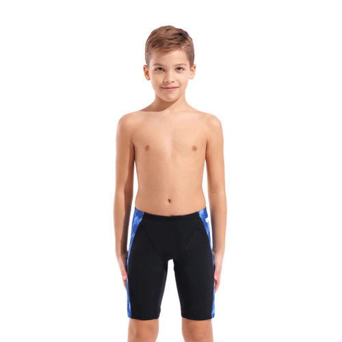 Arena Boys Wave Swim Jammer - Black/Royal-Training Jammers-Arena-SwimPath