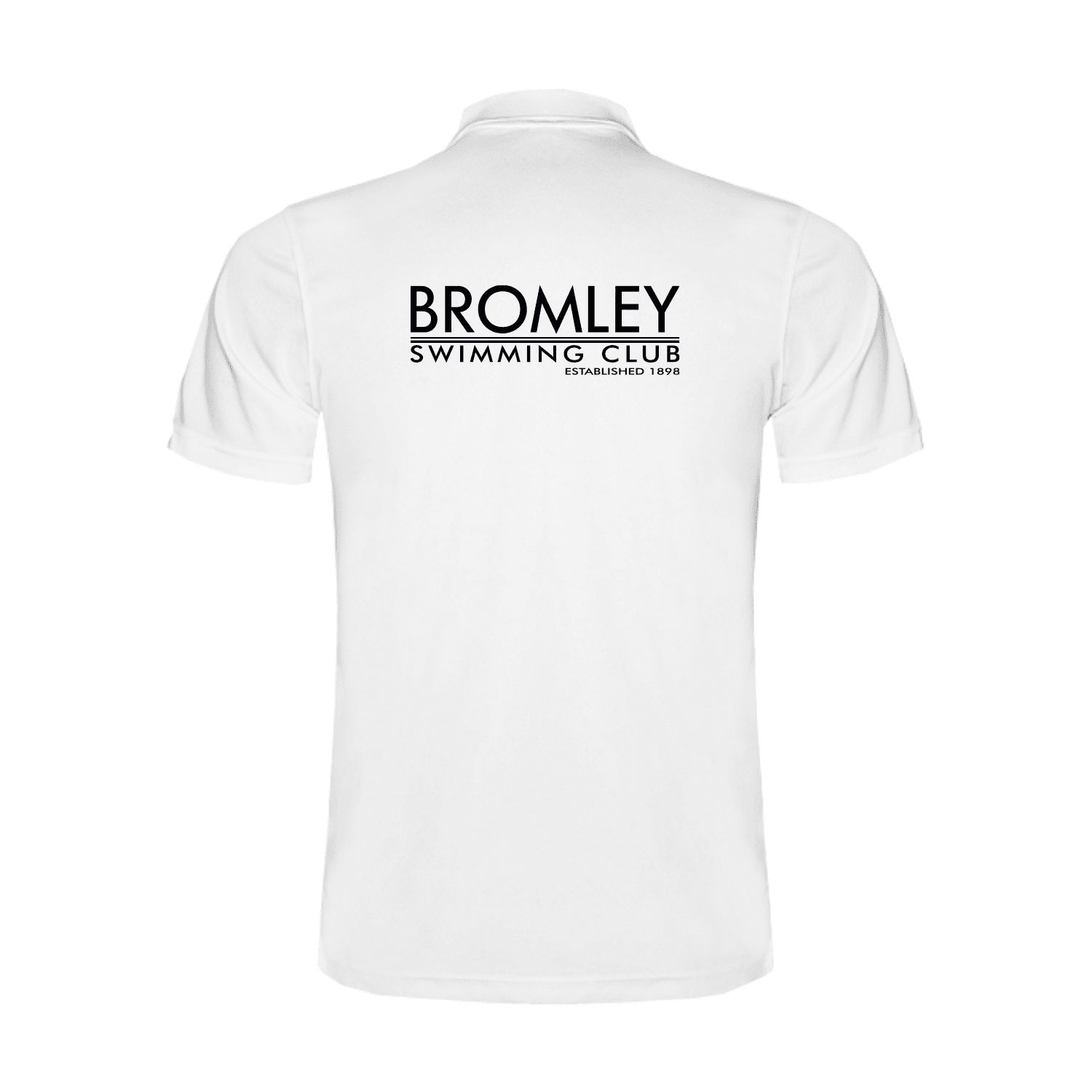 Bromley Swimming Club Official Cotton Polo Shirt - White-Team Kit-Bromley Swimming Club-SwimPath