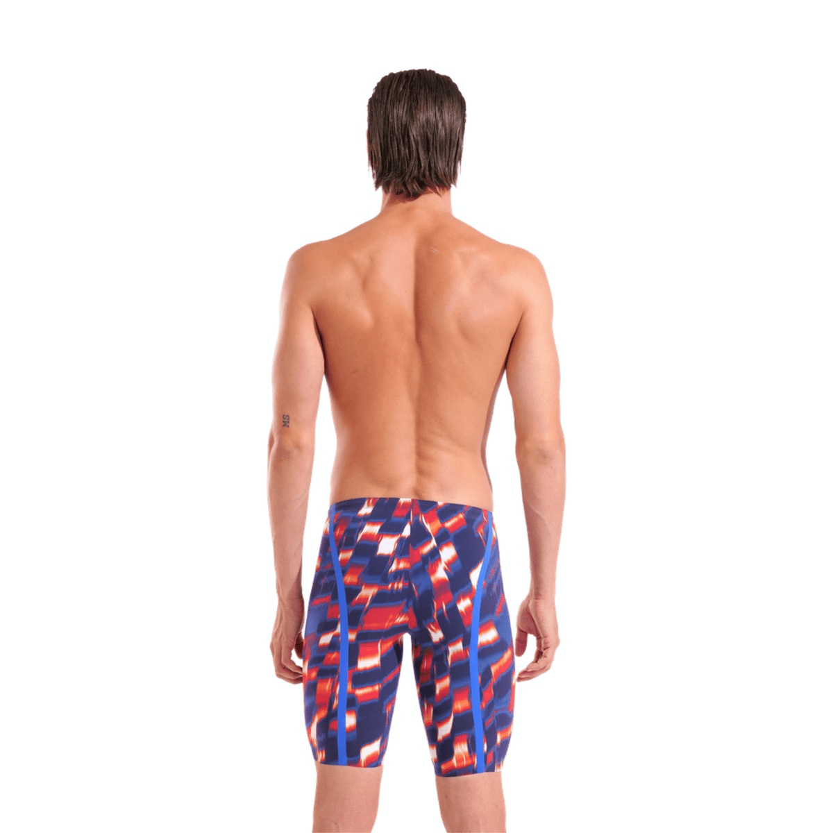 Arena Powerskin Air 3 Limited Edition Men's Jammer - Red/White/Blue-Jammers-Arena-SwimPath