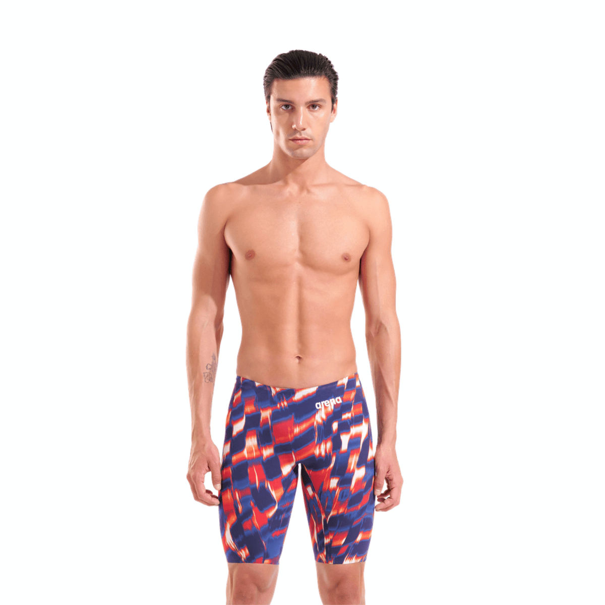 Arena Powerskin Air 3 Limited Edition Men's Jammer - Red/White/Blue-Jammers-Arena-SwimPath