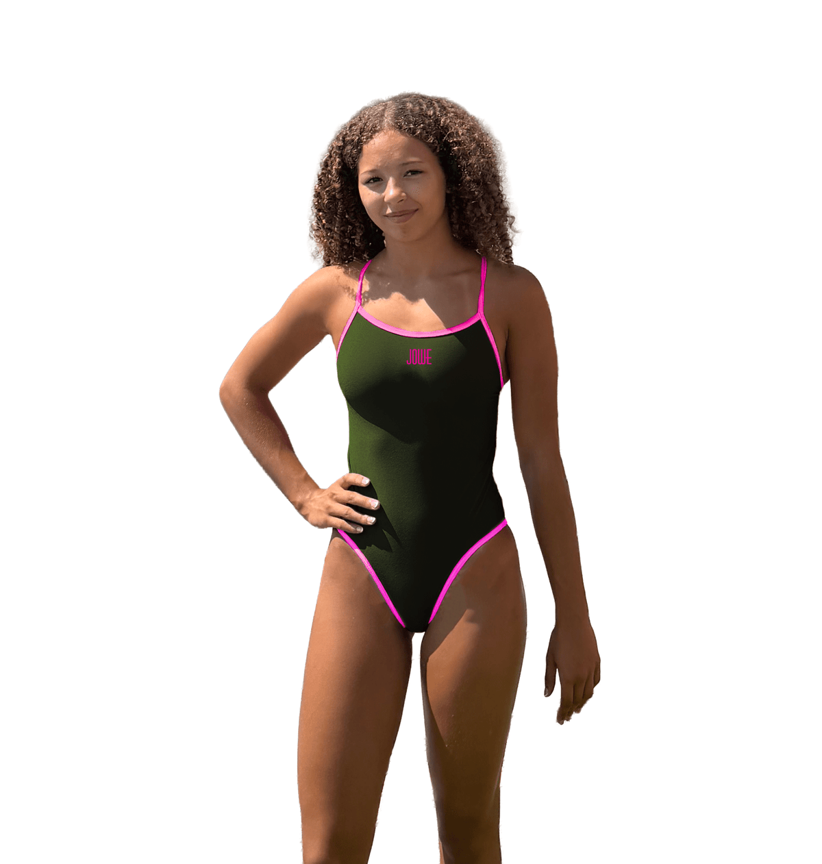 Jowe Women's Reversible Tie-Back Swimsuit - Nero/Drago-Swimsuit-Jowe-SwimPath