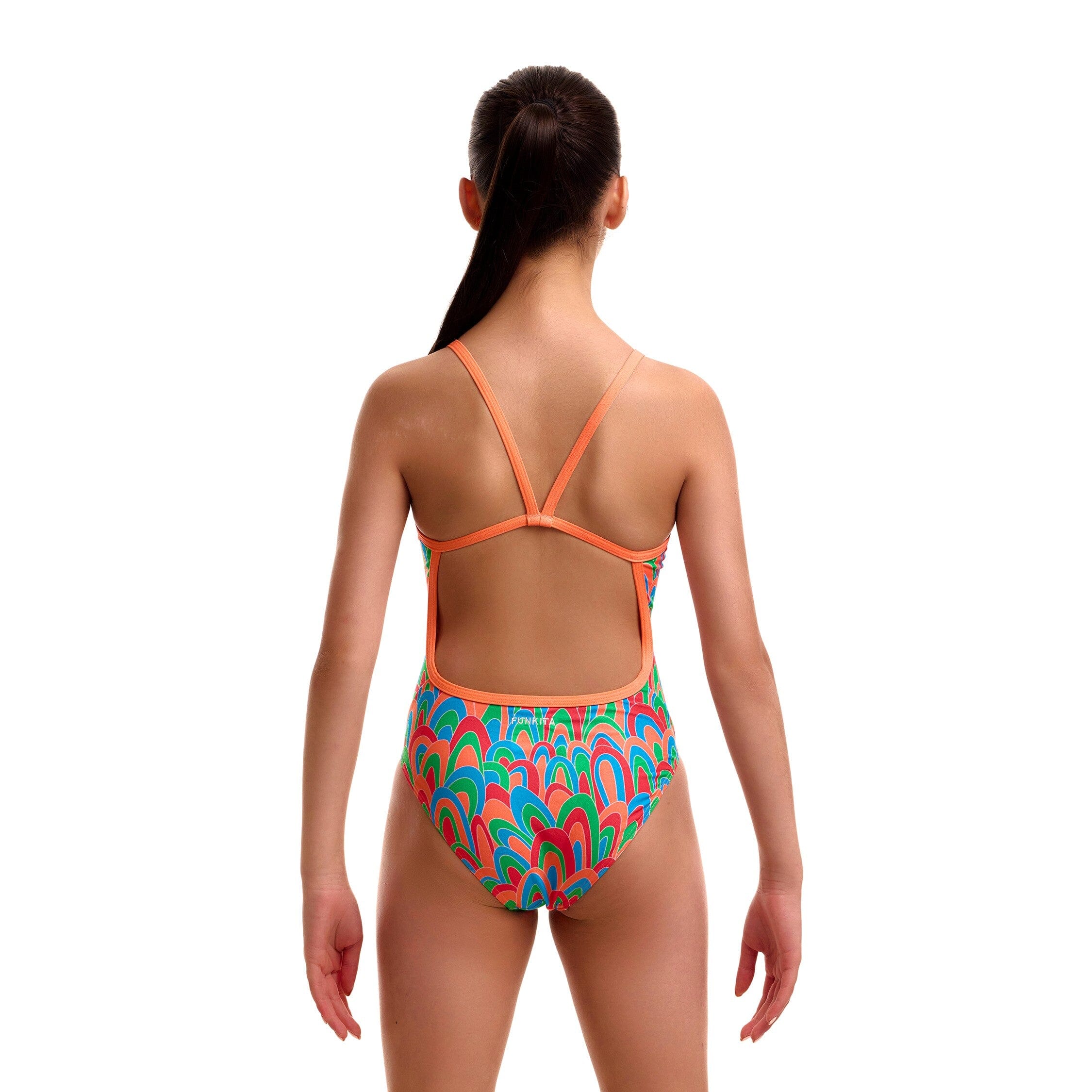 Funkita Hush Puffy Single Strap Girls Swimsuit-Swimsuit-Funkita-SwimPath