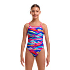 Funkita Royal Wave Single Strap Girls Swimsuit-Swimsuit-Funkita-SwimPath