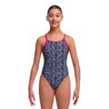 Funkita Stickler Diamond Back Girl's Swimsuit-Swimsuit-Funkita-SwimPath