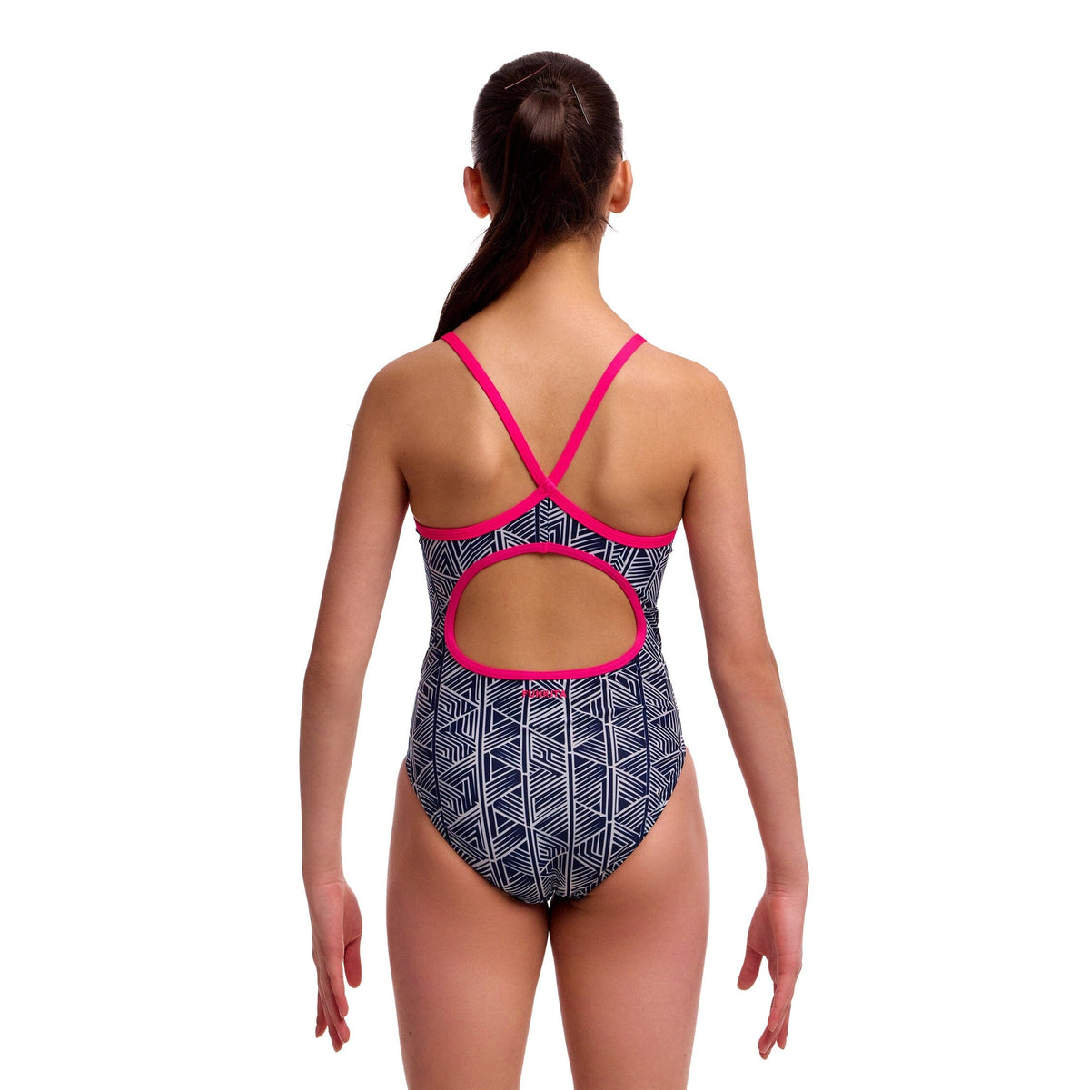 Funkita Stickler Diamond Back Girl's Swimsuit-Swimsuit-Funkita-SwimPath