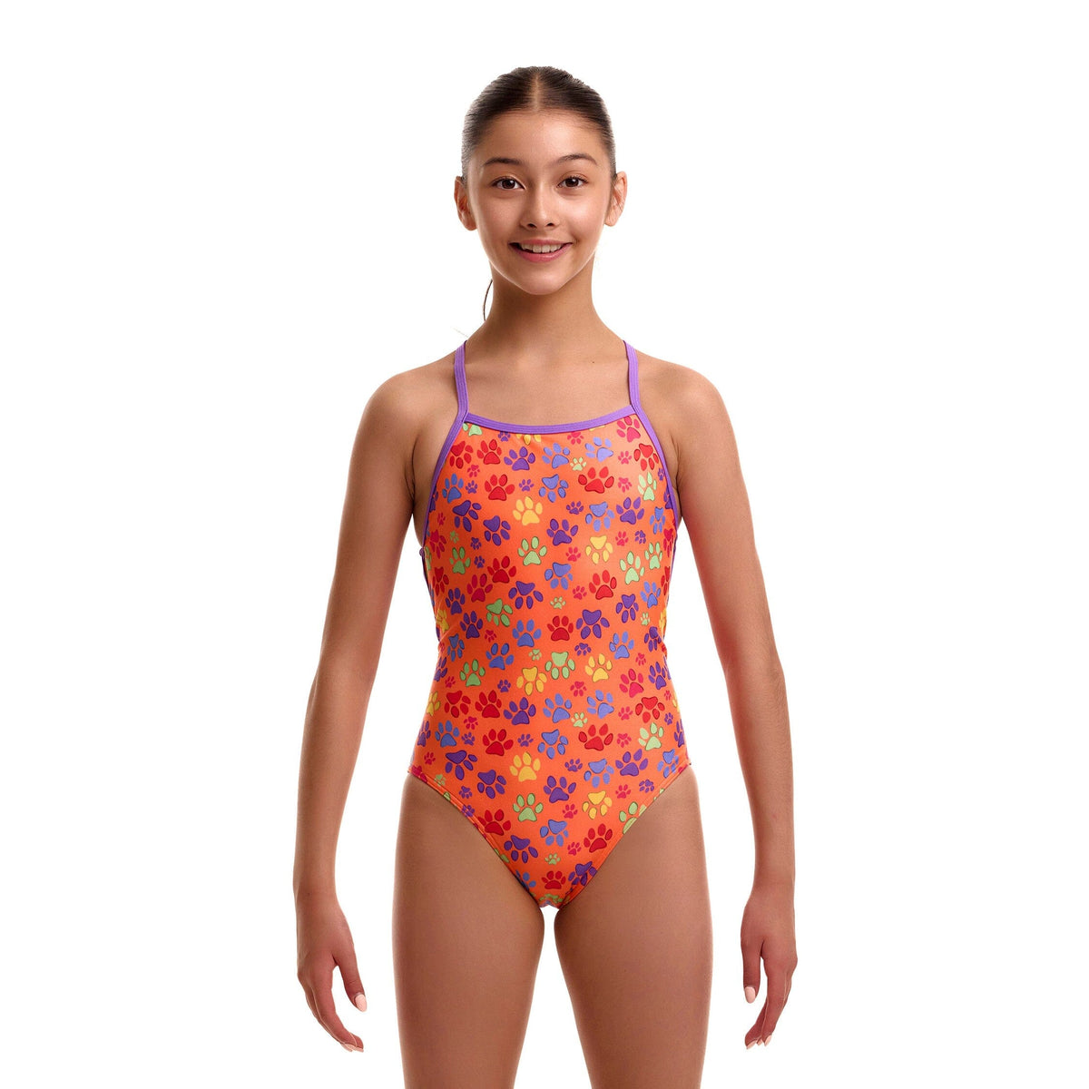 Funkita Paw Paw Strapped In Girl's Swimsuit-Swimsuit-Funkita-SwimPath
