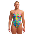 Funkita Punchy Bunch Strapped In Ladies Swimsuit-Swimsuit-Funkita-SwimPath