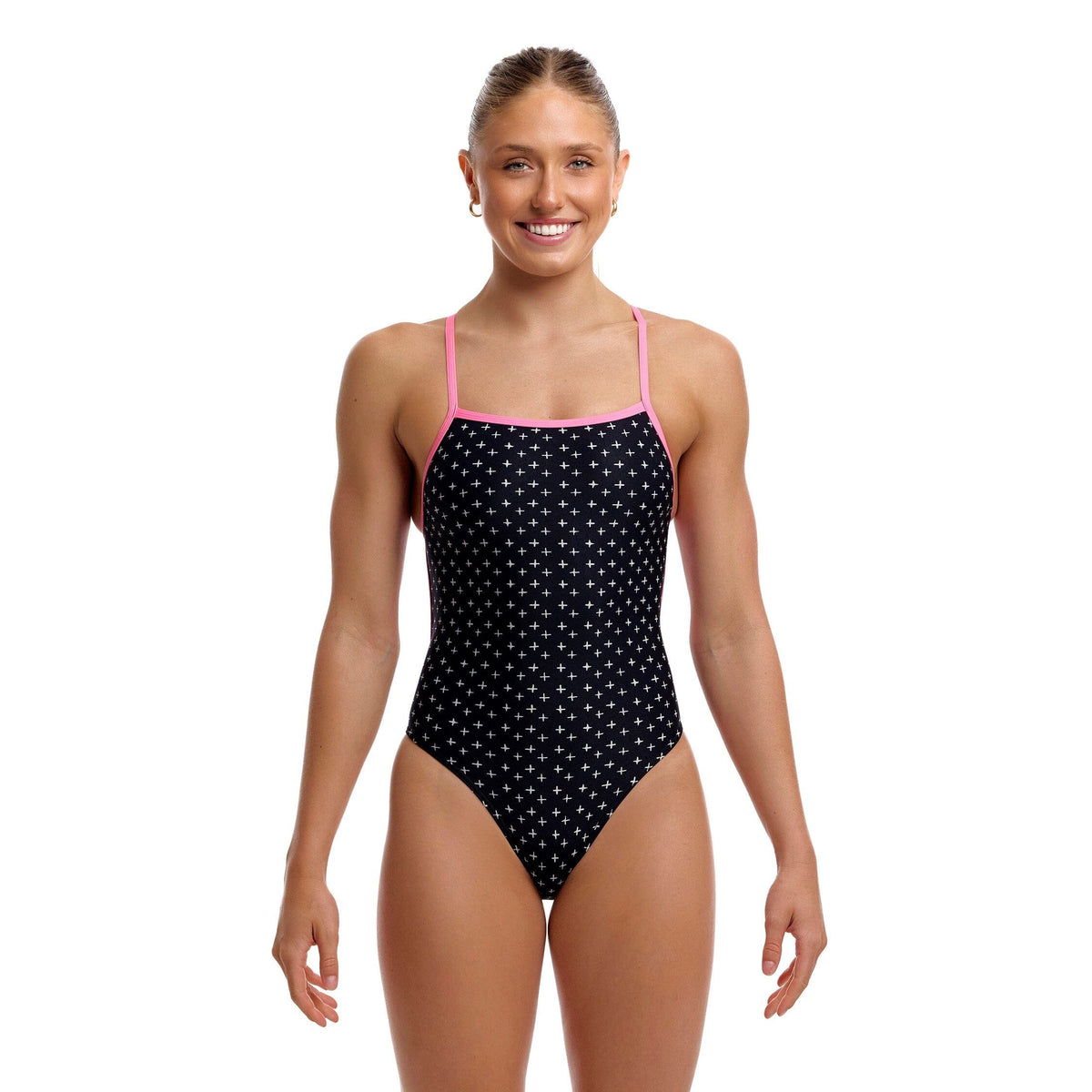 Funkita Be Positive Single Strength Ladies Swimsuit-Swimsuit-Funkita-SwimPath