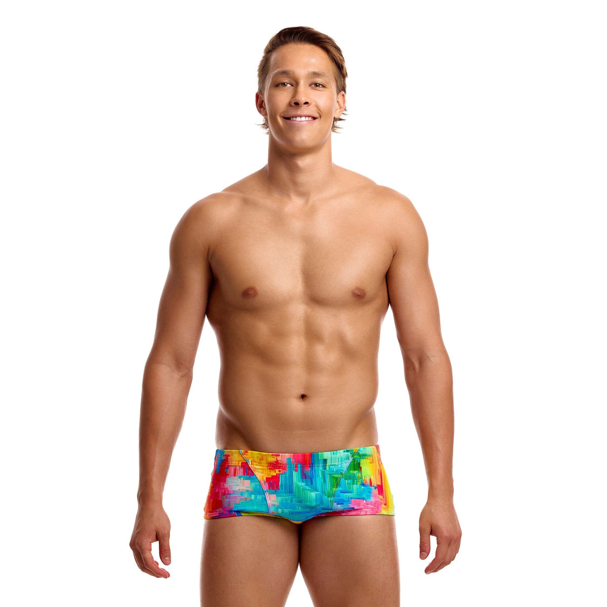 Funky Trunks Falling Colours Men's Classic Trunks-Briefs-Funky Trunks-SwimPath
