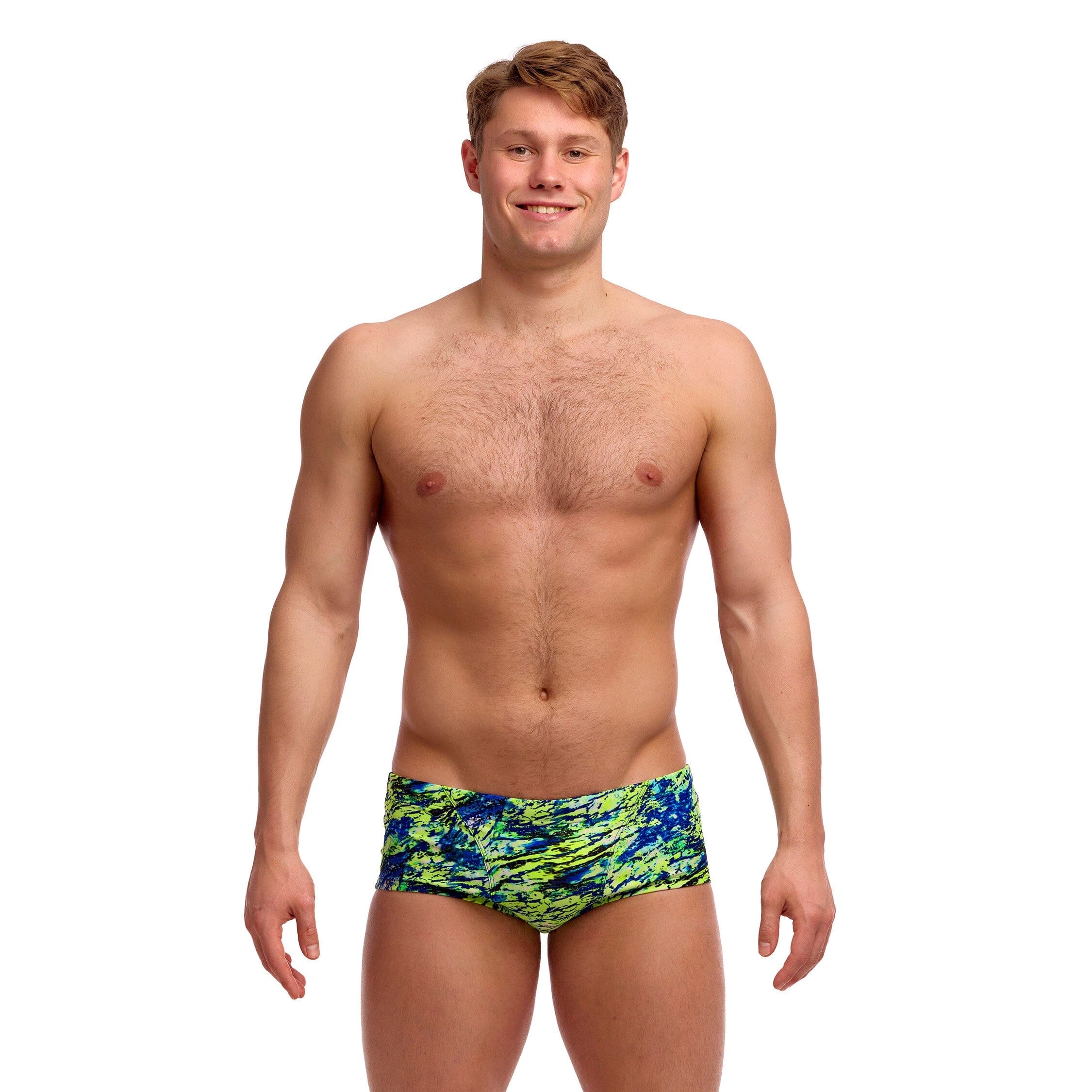 Funky Trunks Scaled Back Men's Classic Trunks-Briefs-Funky Trunks-SwimPath