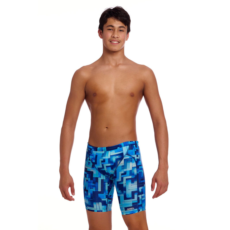 Funky Trunks You Blued Boy's Training Jammers-Training Jammers-Funky Trunks-SwimPath