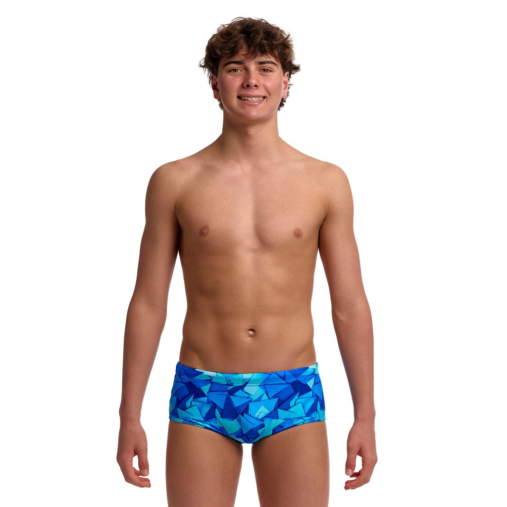 Funky Trunks Try Blue Boy's Sidewinder Trunks-Briefs-Funky Trunks-SwimPath