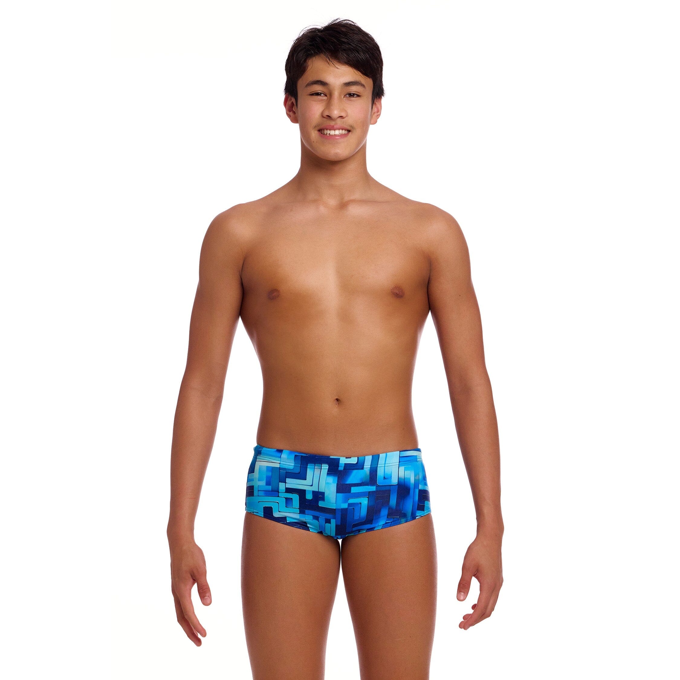 Funky Trunks You Blued Boy's Sidewinder Trunks-Briefs-Funky Trunks-SwimPath