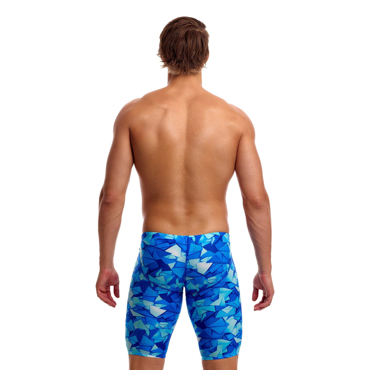 Funky Trunks Try Blue Men's Fast Training Jammers-Training Jammers-Funky Trunks-SwimPath