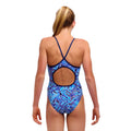 Funkita Blue Bits Diamond Back Girl's Swimsuit-Swimsuit-Funkita-SwimPath