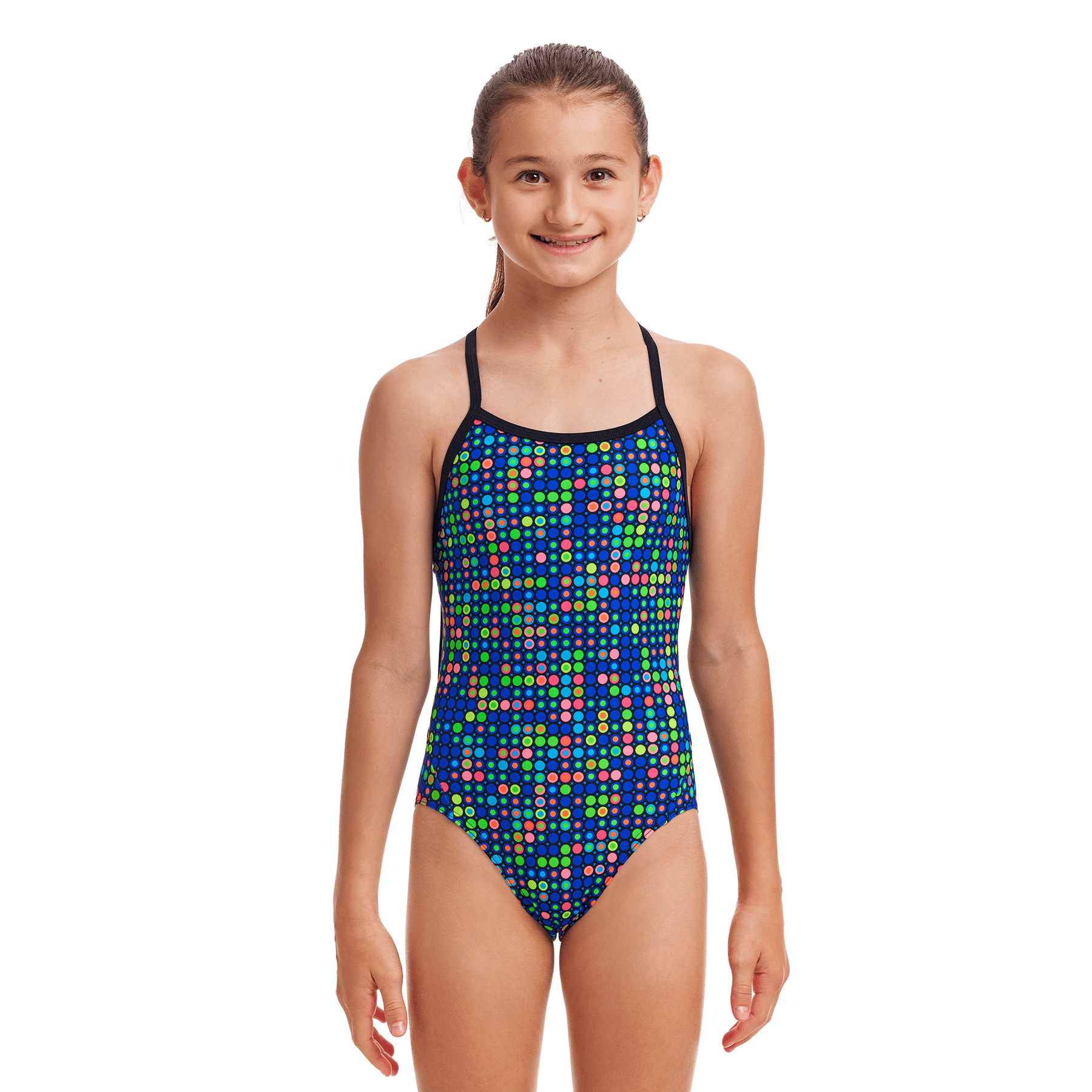 Funkita Dial A Dot Twisted Girls Swimsuit SwimPath