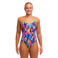 Funkita Fault Lines Diamond Back Ladies Swimsuit-Swimsuit-Funkita-SwimPath