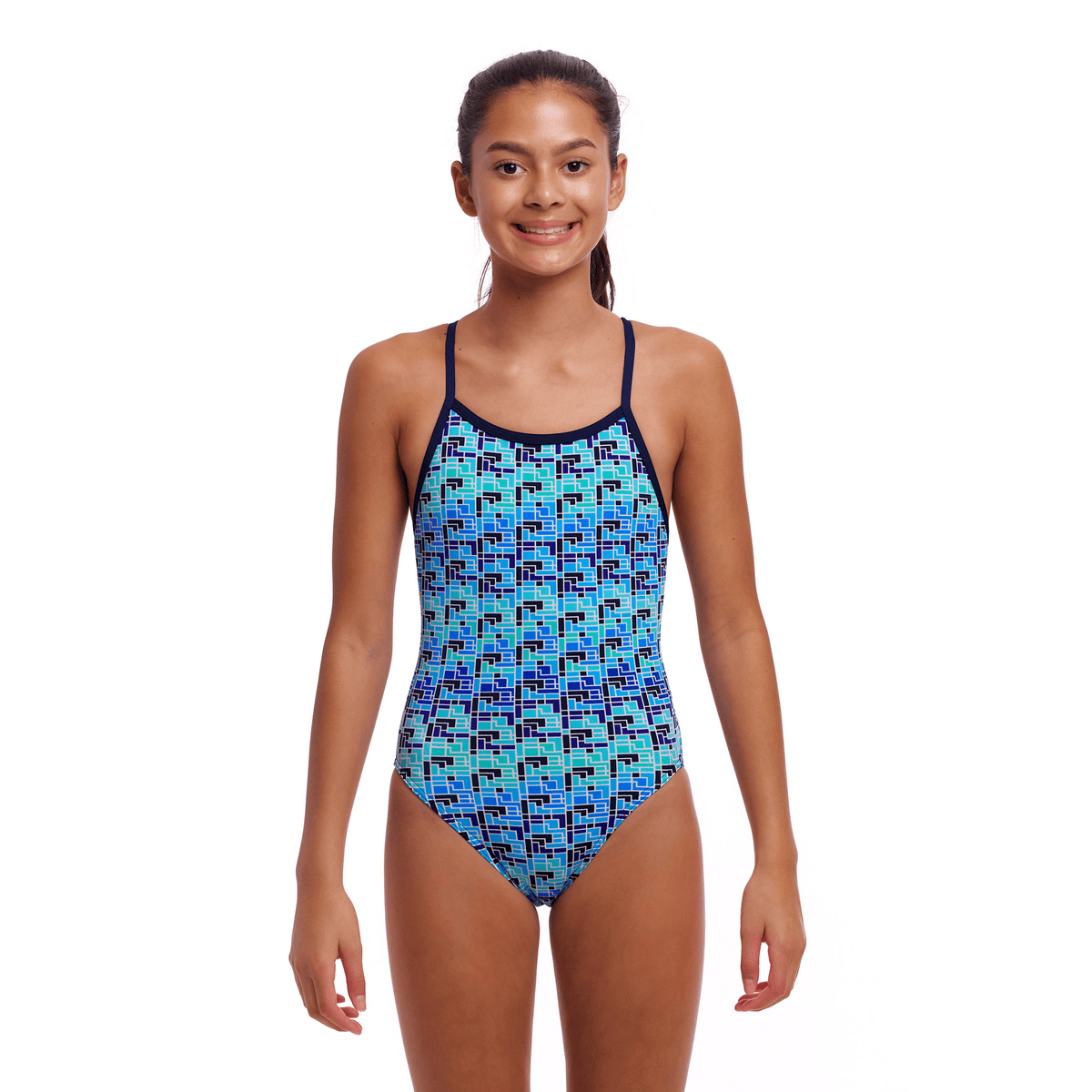 Funkita Jack Stack Single Strap Girls Swimsuit-Swimsuit-Funkita-SwimPath