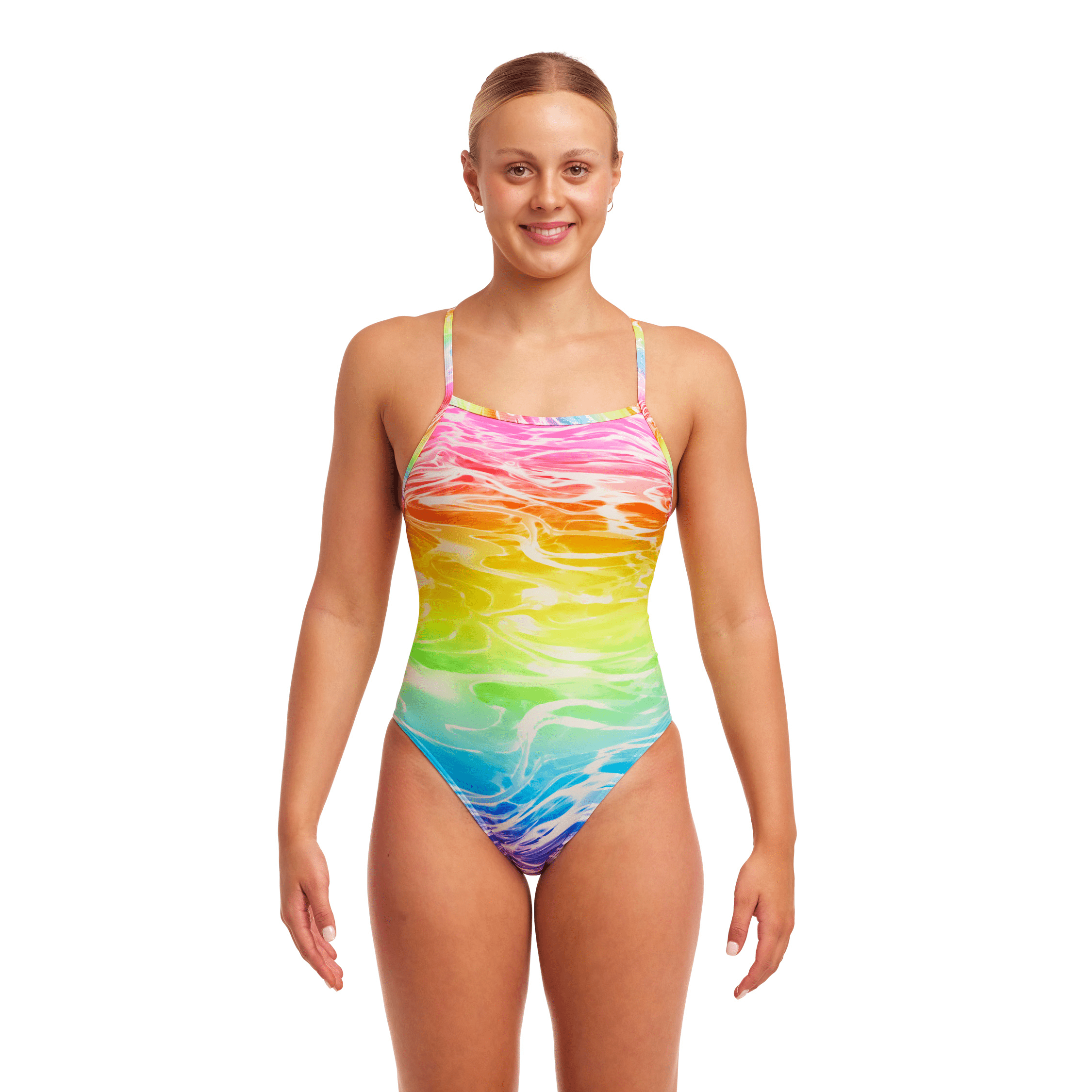 Funkita Lake Acid Tie Me Tight Ladies Swimsuit-Swimsuit-Funkita-SwimPath