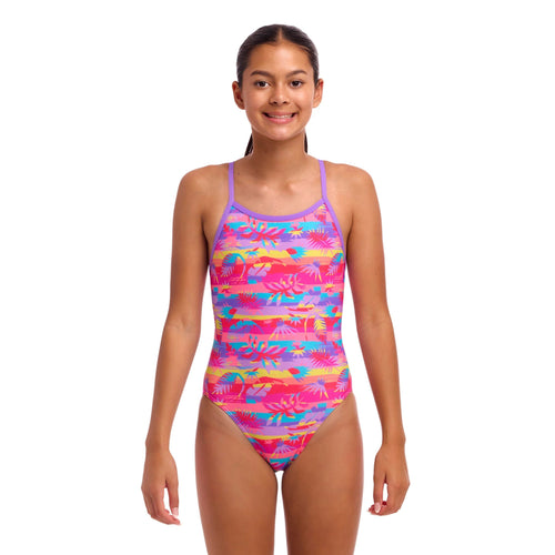 Funkita Leave In Single Strap Girls Swimsuit-Swimsuit-Funkita-SwimPath